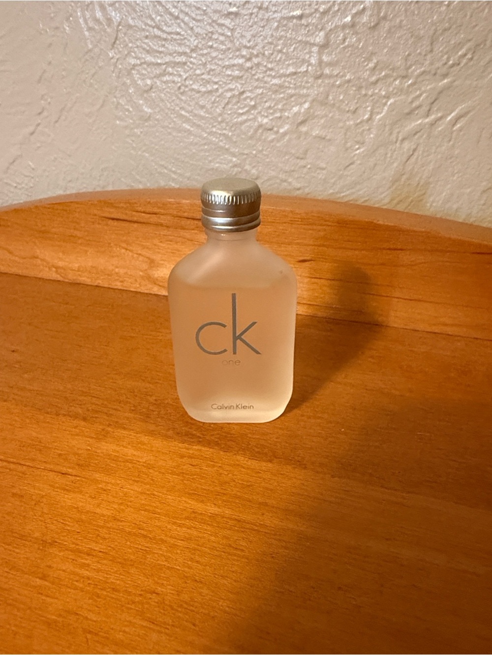 Calvin Klein CK One Frosted Glass Bottle - Clear